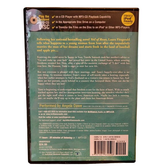 Dreaming in English : A Novel by Laura Fitzgerald - CD, Unabridged  4354mp3-cd - Picture 2 of 2